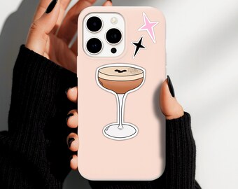 Espresso Martini Cocktail Sticker: Coffee Lover Gift