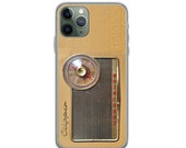 Vintage Receiver Cover Case for iPhone 11 11 Pro 11 Pro Max Rare Radio Cover Case for iPhone X XR XS XS Max 8 7 6 6s Plus