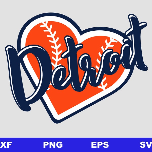 DETROIT Baseball SVG