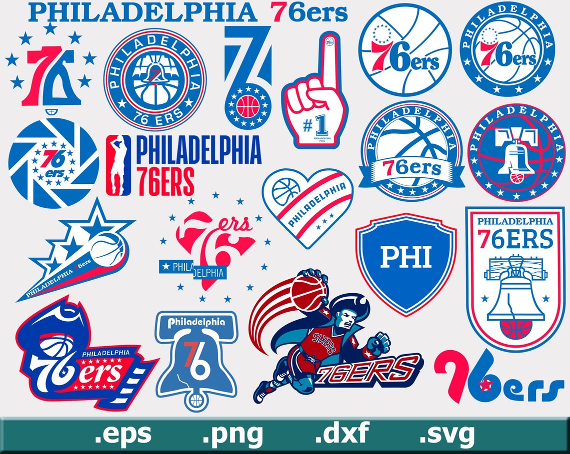 Philadelphia 76 ers Basketball Sport Team Images Clip Art | Etsy