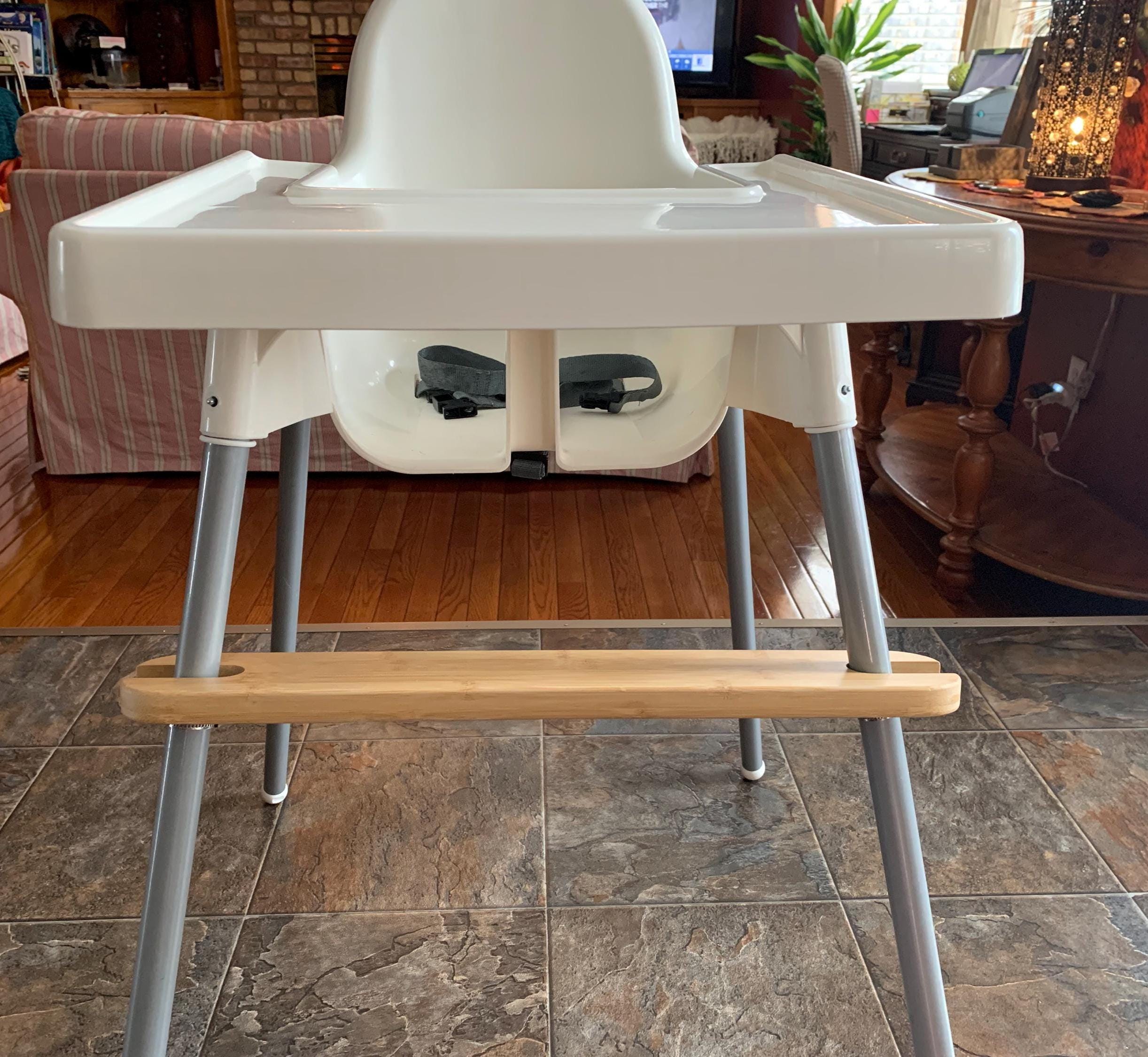 High Chair Foot Rest Adjustable Bamboo High Chair Footrest Fits