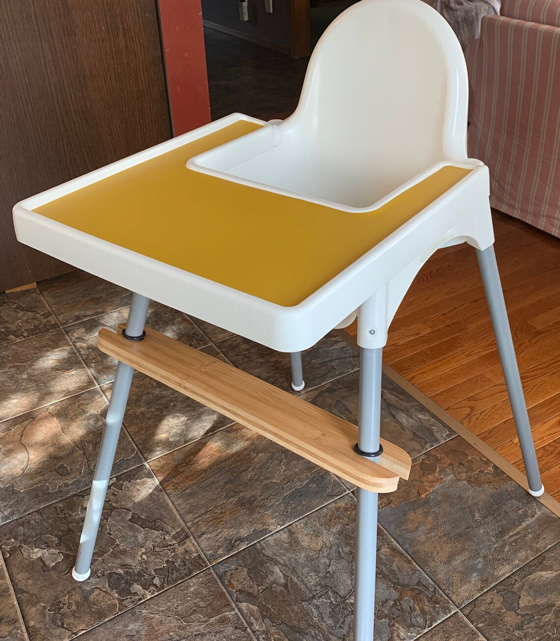 NonSlip BAMBOO Adjustable Footrest for IKEA High Chair Ikea Etsy