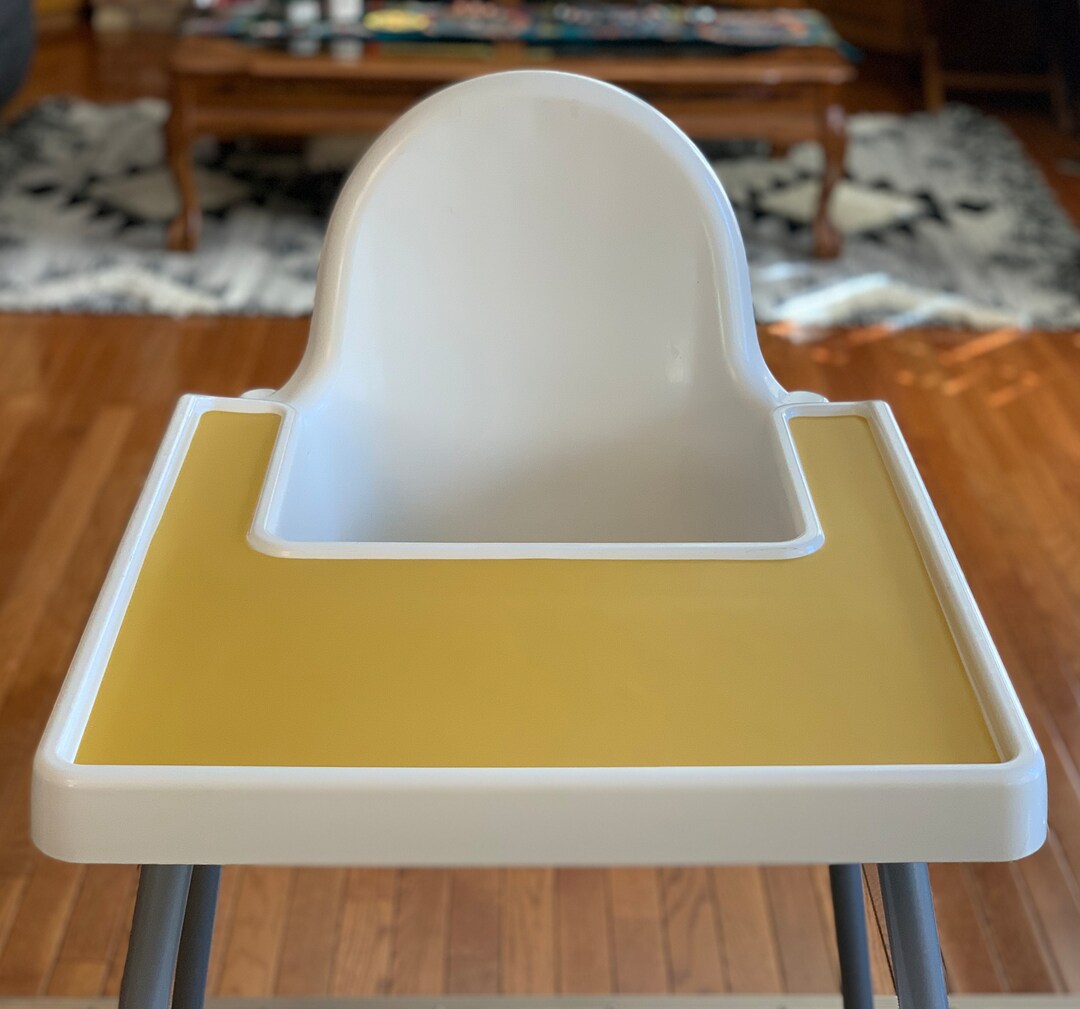 Mustard, IKEA High Chair Placemat, Antilop Highchair Silicone Placemat