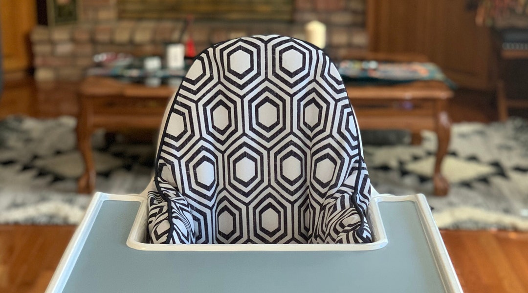 WIPEABLE / Geometric, IKEA High Chair Cushion Cover, Antilop Highchair