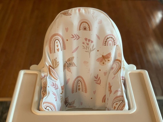 Boho Rainbows WIPEABLE Cushion Cover IKEA High Chair Cushion Cover With Inflatable Cushion Insert Antilop Highchair Support Pillow Etsy Canada