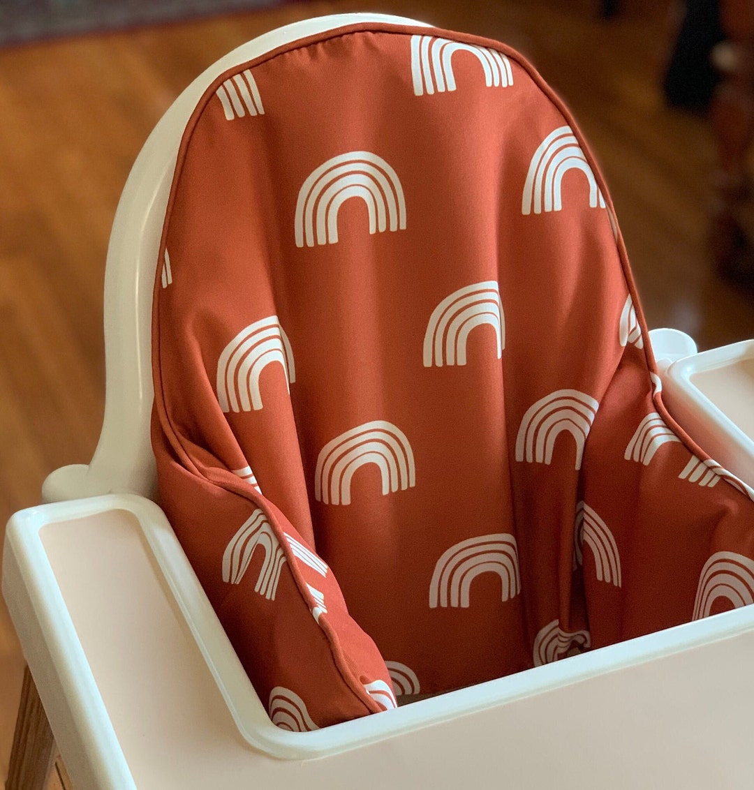 WIPEABLE Boho Rainbows Burnt Orange Cushion Cover for IKEA Etsy