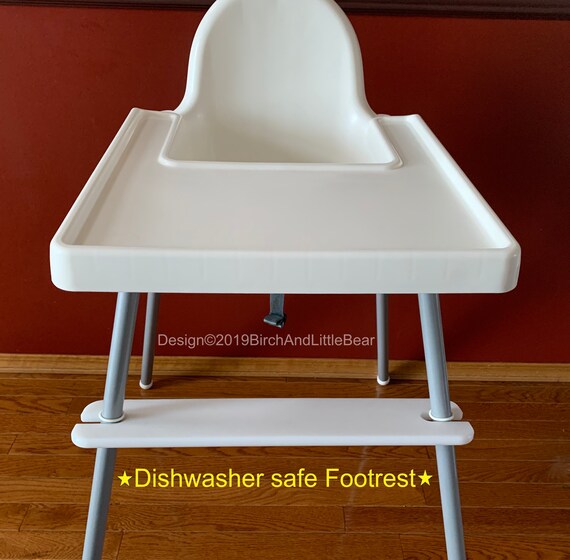 ikea white plastic high chair