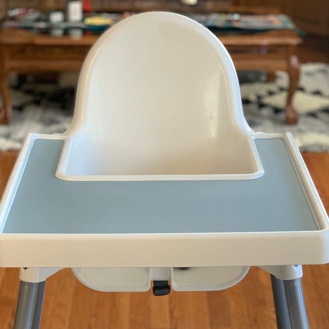 Dusty Blue Placemat for IKEA High Chair, Antilop Highchair Silicone