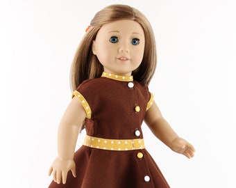 Circle Doll Dress for American Girl 18 Inch Doll Dress Summer Doll Clothes