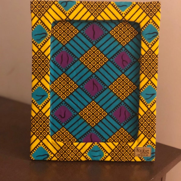 African fabric photo frame