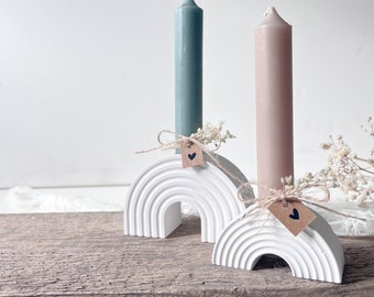 Rainbow candlestick | Nordic design | Scandi | boho