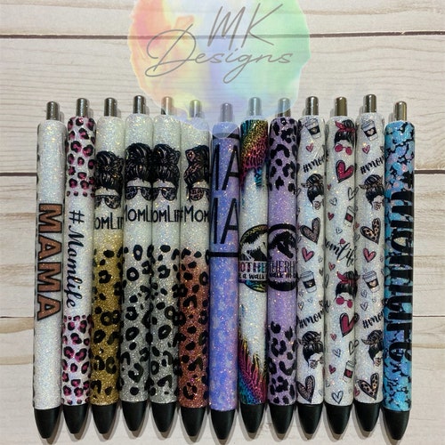 Momlife Custom and Personalized Refillable Inkjoy Gel Pens Etsy