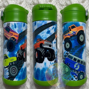 Monster Truck Gift Jam Boys' Water Bottle