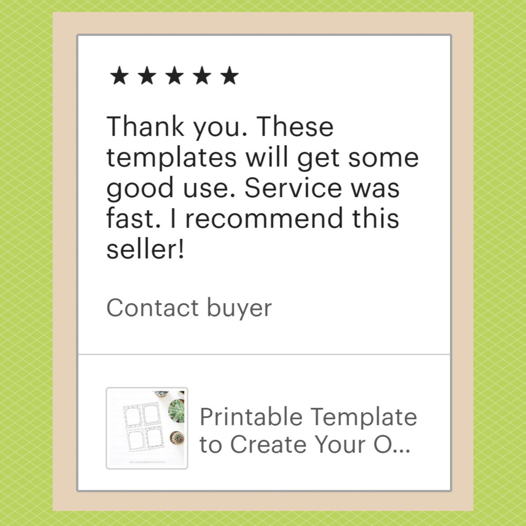 Create Your Own Printable Art Template Instant Download | Etsy