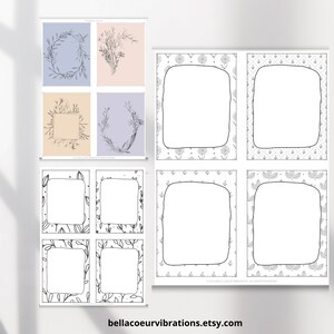 Create Your Own Printable Art Template Instant Download - Etsy