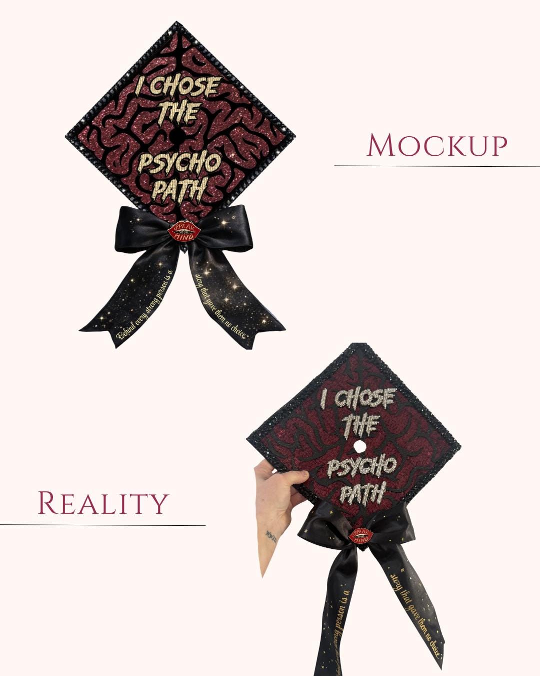 Custom Graduation Cap Design | Personalized Grad Cap | Fully Custom Cap ...