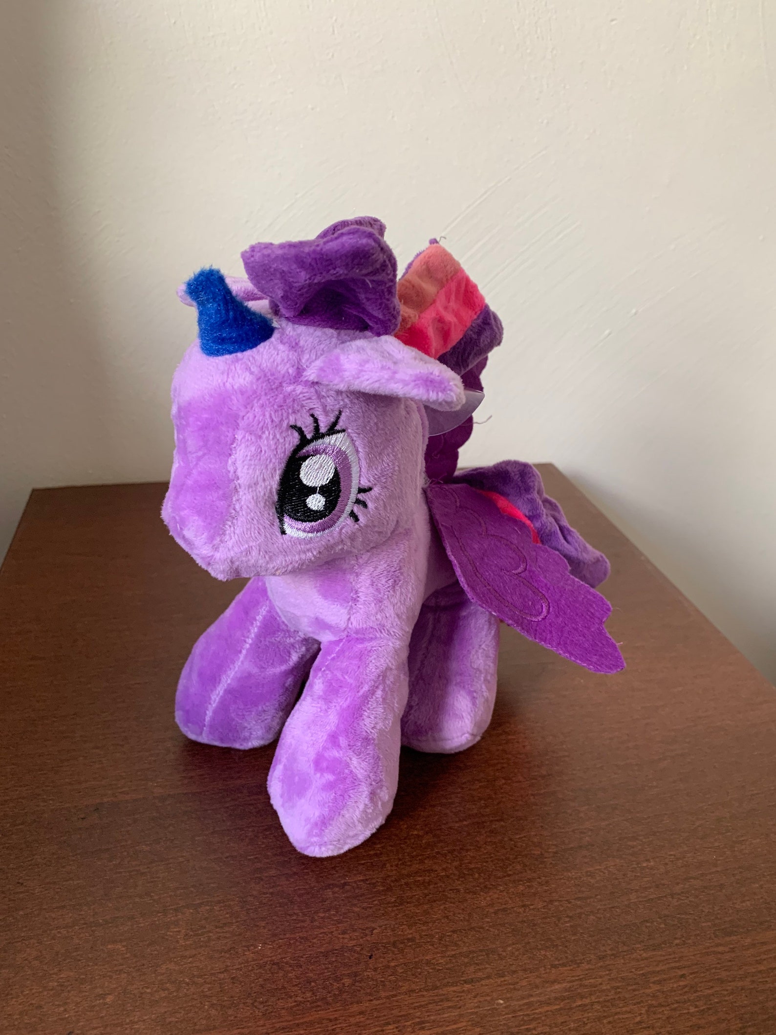 Personalized Purple Unicorn plush toy 15cm stuffed animal Etsy