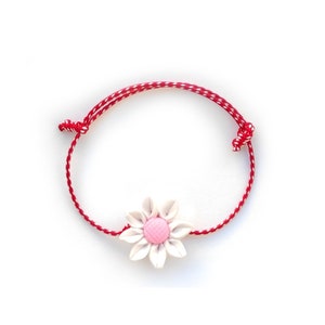 2025  Martis Bracelet Daisy/  Greek Traditional Martaki, March Bracelet / Spring Bracelet  / Friendship Bracelet