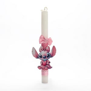 Lambada Ostern -Griechisch Ostern Rosa Stich Engel - Aromatische Lampada - Ostergeschenke - Orthopädische Osterkerzen -Handgefertigte Lampades