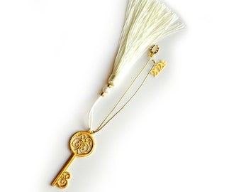 Gouri 2024 Christmas Lucky Charm, Metal Gold Key / Gouria for good luck / Greek Gouri / Greek lucky charm