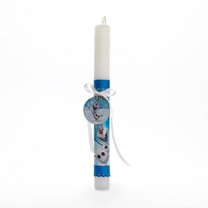 Lambada Wielkanocna - Grecki Wielkanocny Olaf z Breloczkiem - Aromatyczna Lampada - Prezenty Wielkanocne - Prawosławne Świece Wielkanocne Ręcznie Robione Lampady