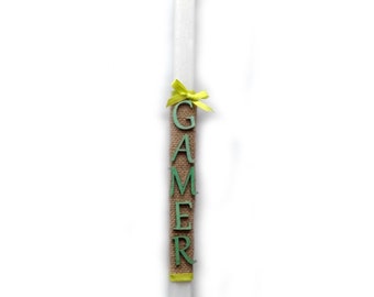 Lambada Easter Greek Easter Candle Gamer- Aromatic Lampada - Easter Gifts -Orthodox Easter Candles Handmade Lampades