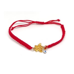 2025 Martis Armband mit vergoldetem Schmetterlings-Makramee / griechisches traditionelles Martaki, Märzarmband / Frühlingsarmband