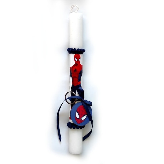 Lambada Greek Easter Candle Spiderman Aromatic Lampada Easter Gifts Candles  Handmade Lampades Orthodox Easter Candle 