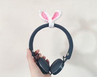 Crochet Bunny Ear Headphone Sprout: Handmade Multifunctional