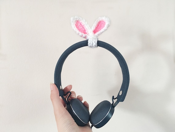 Crochet Bunny Ear Headphone Sprout: Handmade Multifunctional
