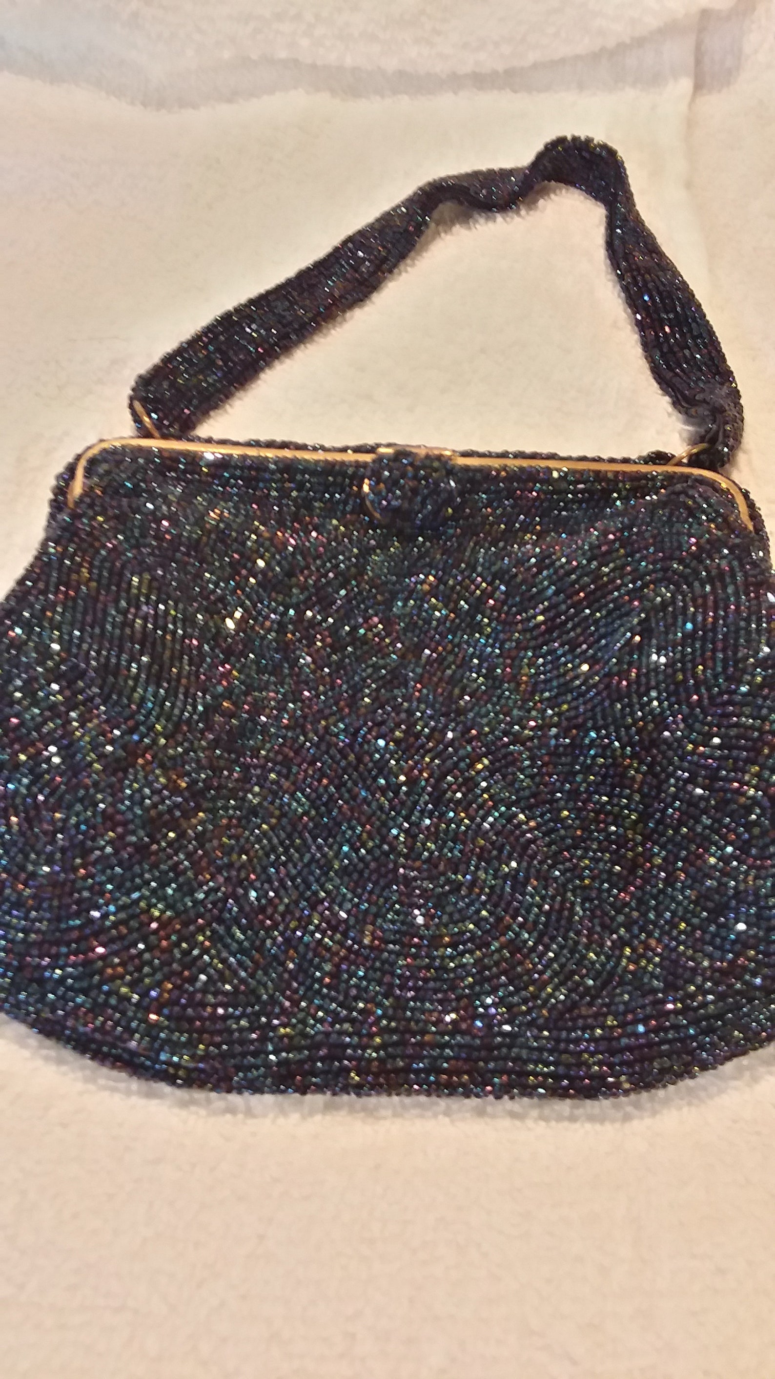 Saks Fifth Avenue Beaded Evening Bag Etsy Ireland