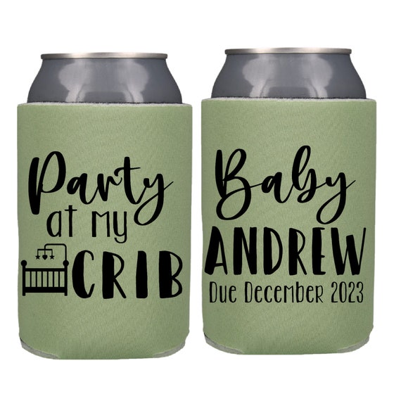 Party at My Crib Baby Shower Favor, Gender Reveal Party Favor