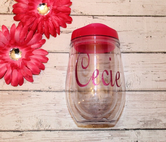 Personalized Wine Tumbler with straw | Custom Travel Wine Cup | Bachelorette Party Favor Gift | Wedding Party Gift | Bridal Party Wine Cup Il_570xn