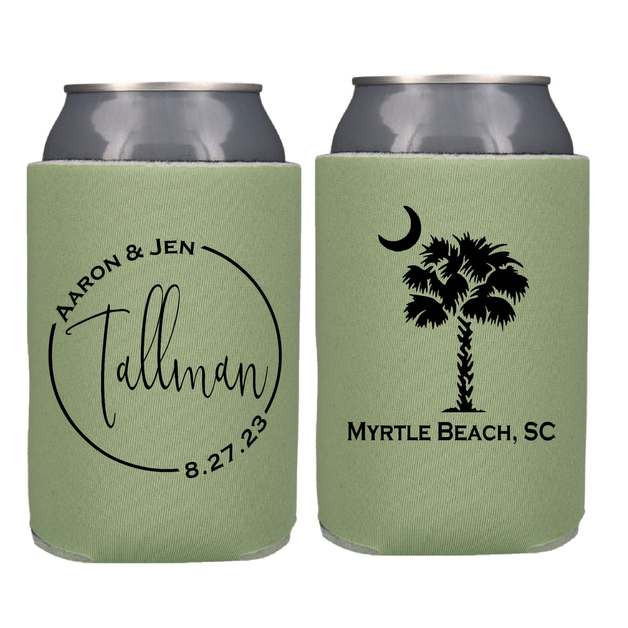 Palm Tree Slim Can Koozie – The Conch Republic Grill