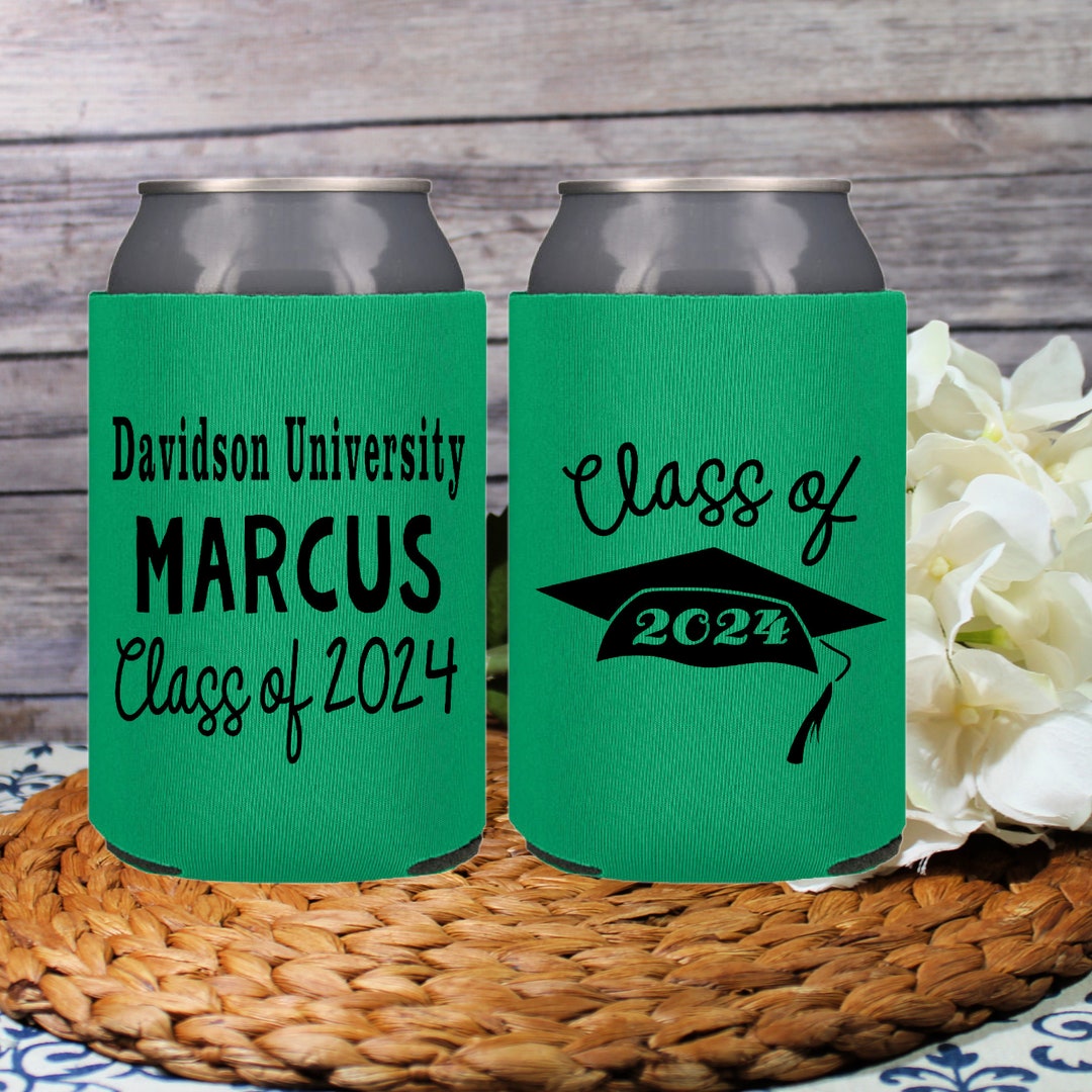 Class of 2024 Graduation Can Coolers, Personalized Graduation Party ...