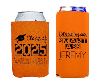 Graduation Personalized Can Coolers Class of 2026, Grad Party Favor Cozies, Slim Can Cooler and Standard Can Coolers, Medical Graduate