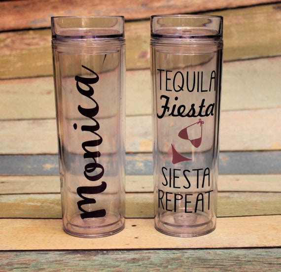 Fiesta Siesta Tequila Plastic Tumbler Cups