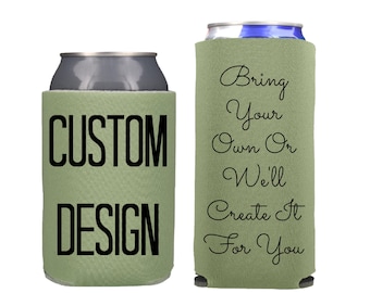 Custom Can Coolers: Personalized Party Favors, Wedding Gifts