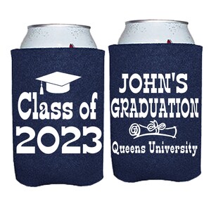 Class of 2025 Graduation Party Can Coolers, Personalized High School Graduation Party Favors, Class of 2025 College Graduate Beer Insulators