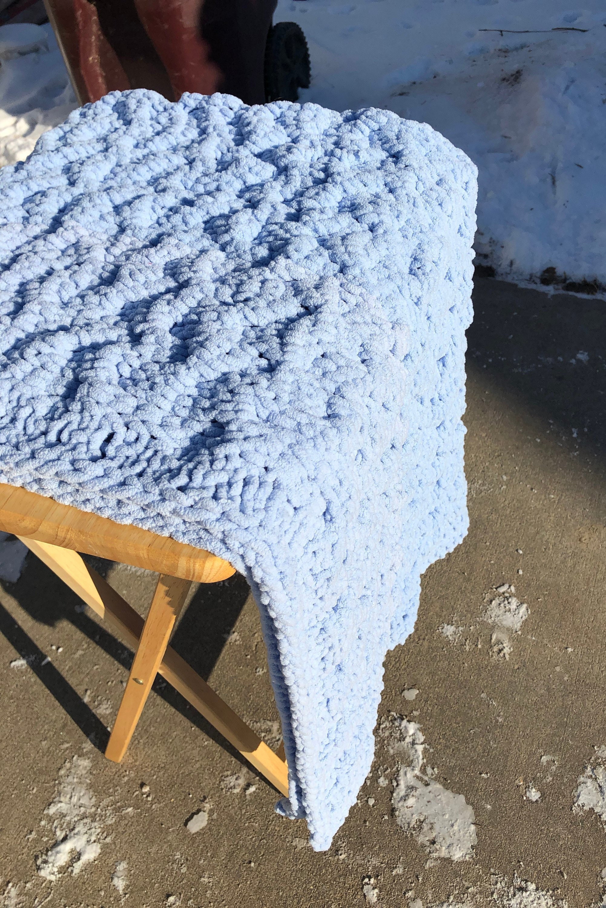 Cable Knit Baby Blanket Etsy