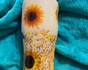 Sonnenblume geplatzt 30oz moderne Kurve Becher