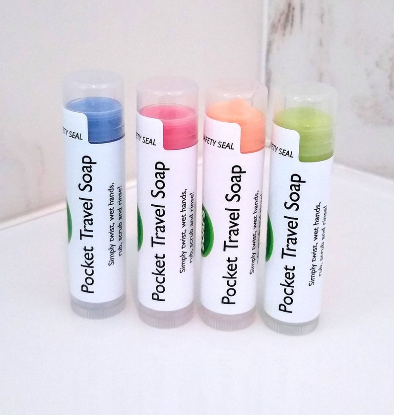 Pocket Sized Travel Soap Mini Soap on the Go Soap Outdoors Etsy