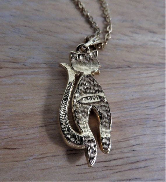 Avon cat necklace outlet