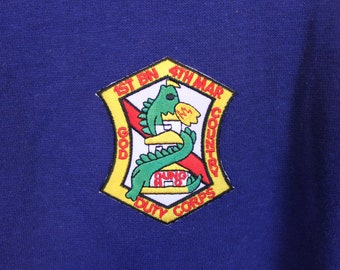Vintage Military Patch Crewneck Sweatshirt - Small - Etsy