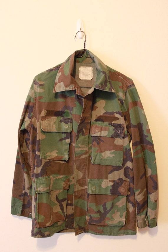 Vintage Military Issue U.S. Army Camouflage Jacket