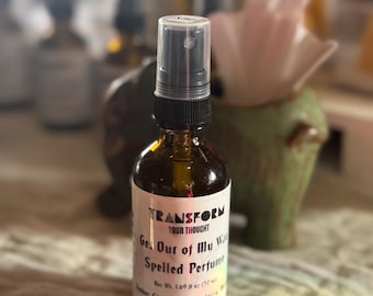 Out of My Way - 2oz Spelled Perfume - Amber, Cinnamon, Cranberry, Myrrh