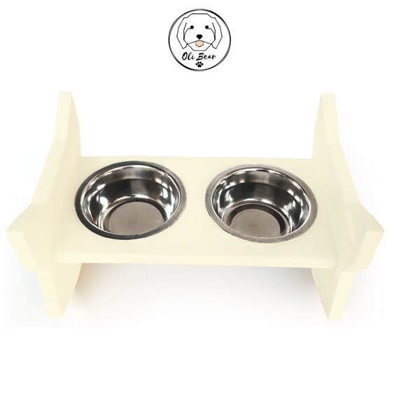 3 Triple Bowl Elevated Cat Bowl 4 Colours Feeder Catswall Design