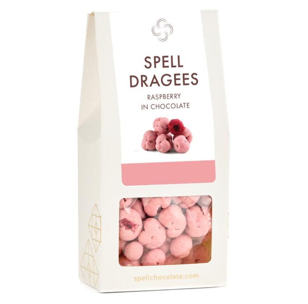 Raspberry Dragée in Pink Chocolate - Etsy