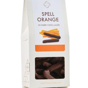 Candied oranges in dark chocolate
