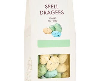 Grageas de almendras en chocolate blanco